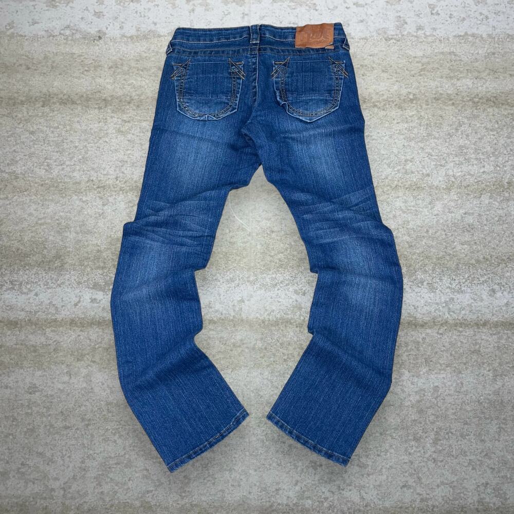 Vintage Y2K True Religion Skater Jeans 28x31 Slim Fit Dark Wash Made USA Denim